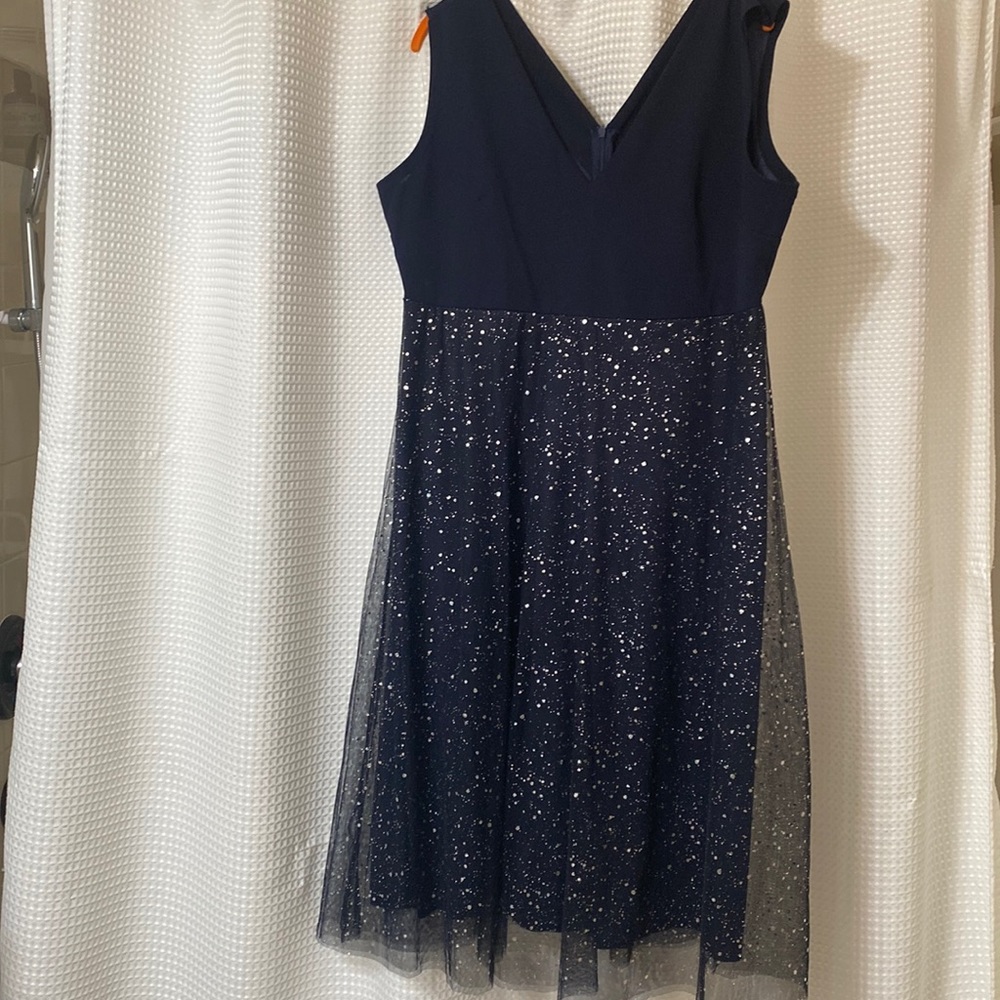 Navy blue party dress